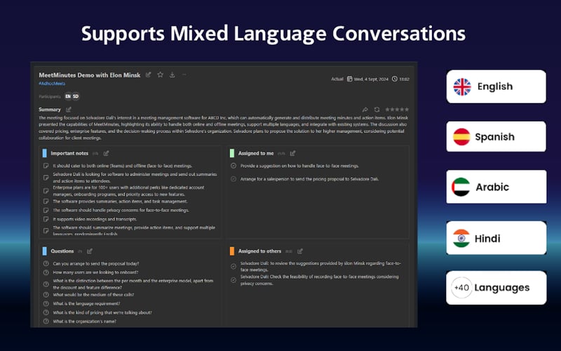 MeetMinutes screenshot 3