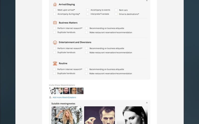 MeetnGreetMe screenshot 1