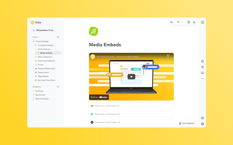 MeisterNote screenshot 2