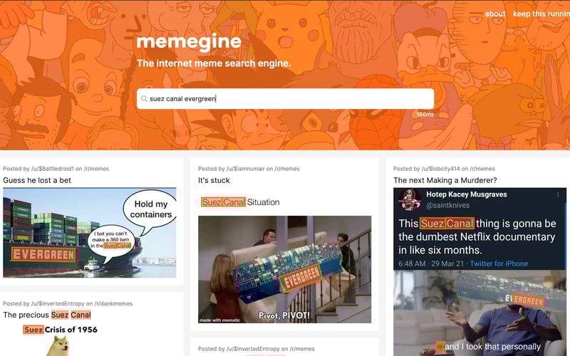 Memegine screenshot 2