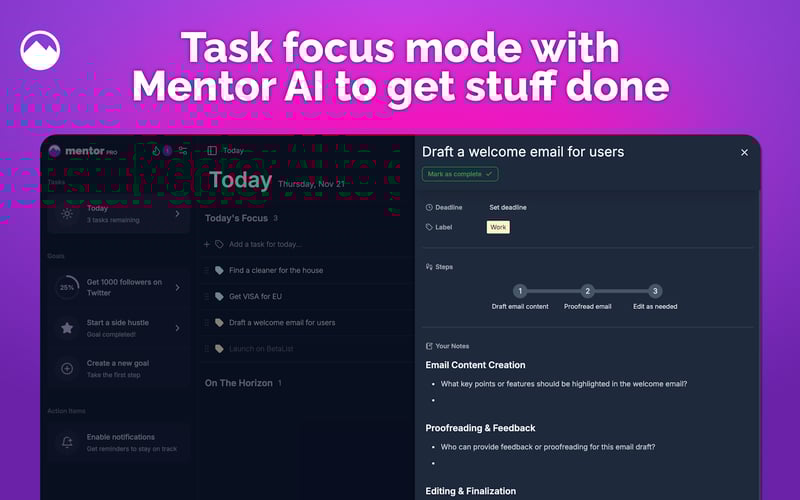 Mentor screenshot 2