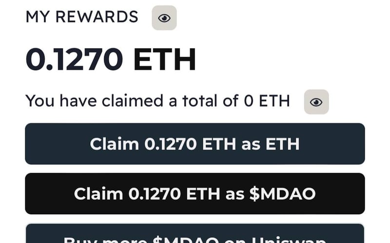 Metaverse DAO screenshot 3