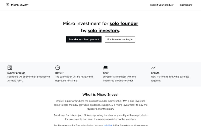Micro Invest screenshot 1