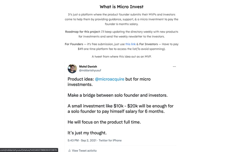 Micro Invest screenshot 2