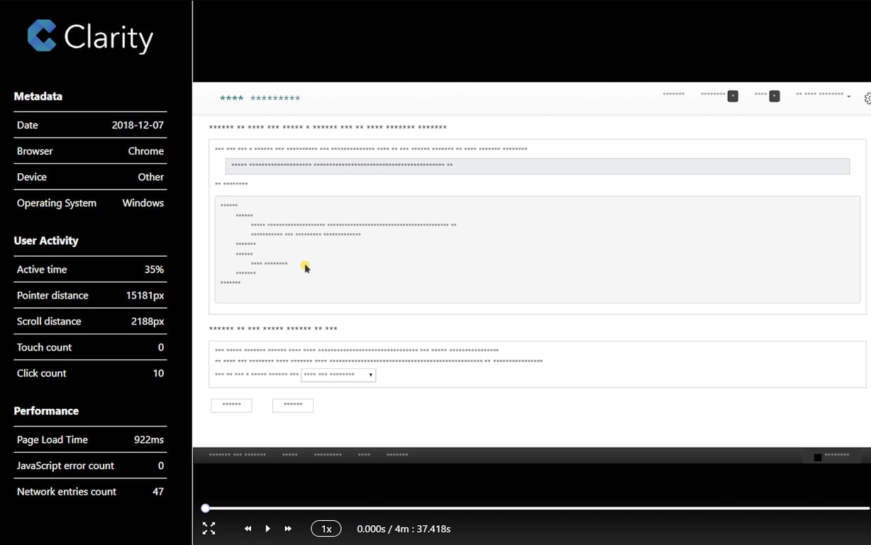 Microsoft Clarity preview