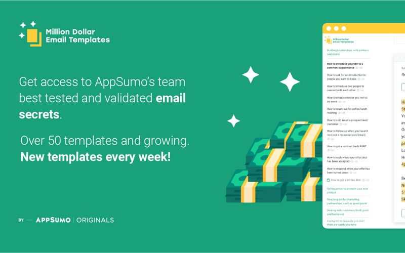 Million Dollar Email Templates 2.0 screenshot 1