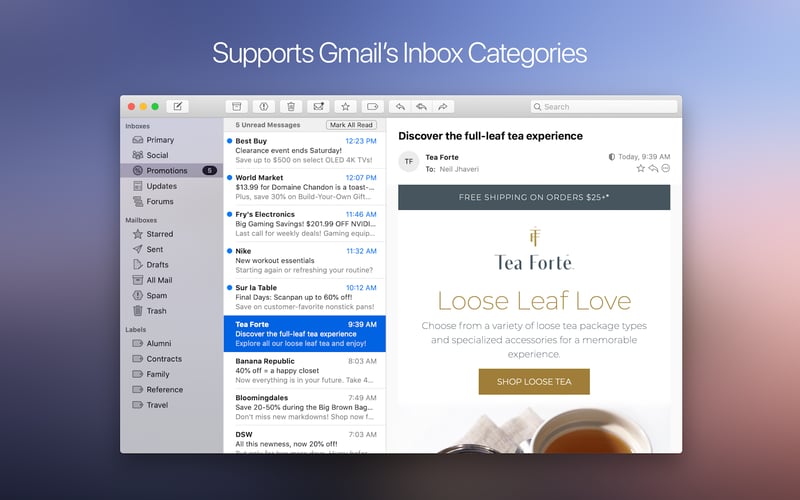 Mimestream screenshot 3