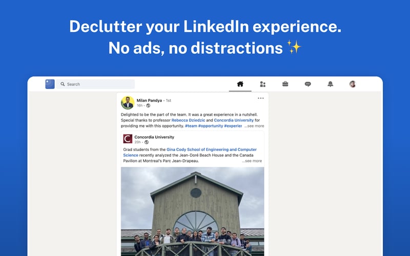 Minimal Theme for LinkedIn screenshot 1