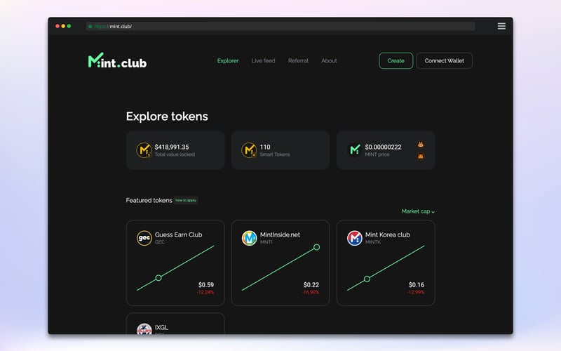 Mint Club screenshot 2