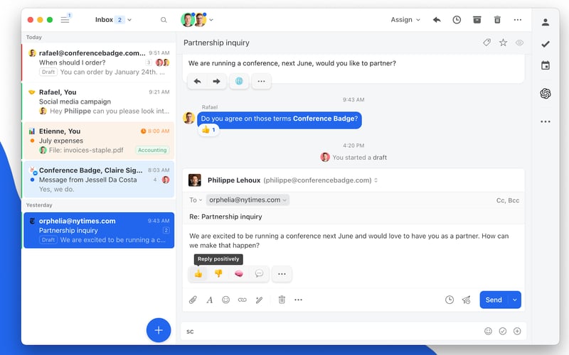 Missive screenshot 2