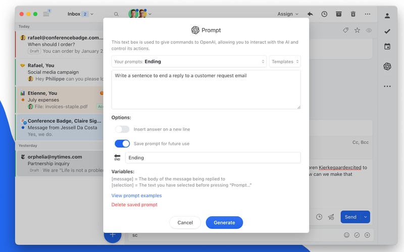 Missive screenshot 3