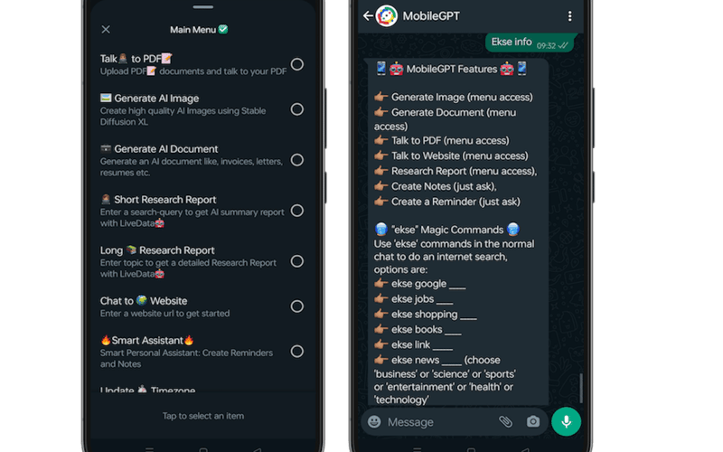 MobileGPT screenshot 1