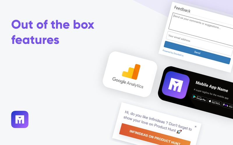 Mobile App Landing Page screenshot 2