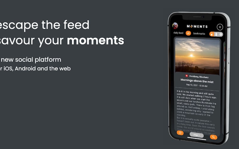 Moments screenshot 1