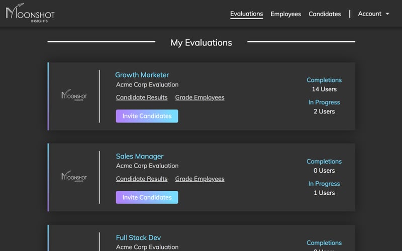 Moonshot Insights screenshot 2