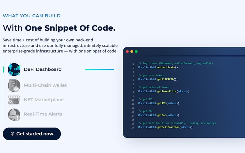 Moralis screenshot 2