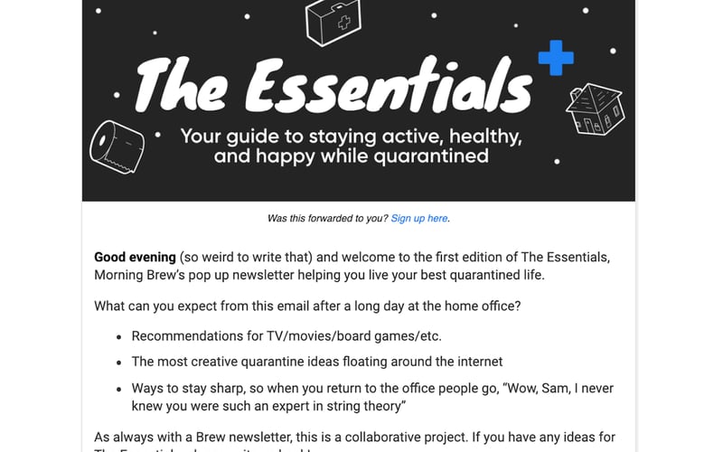 Morning Brew screenshot 1