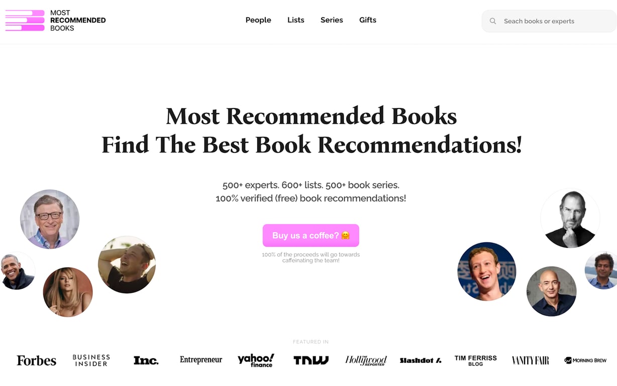 Most Recommended Books preview