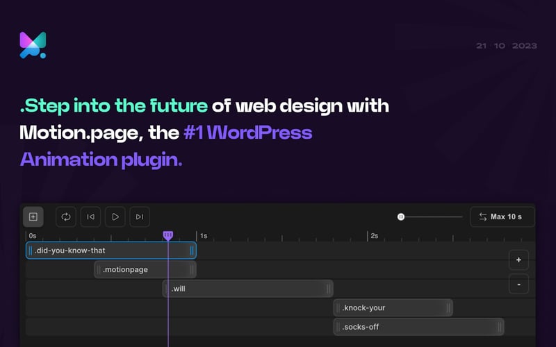Motion.page screenshot 3