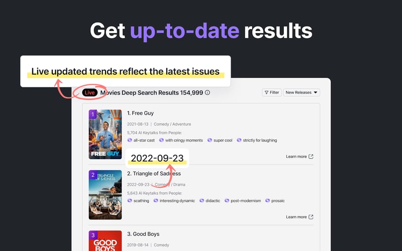 Movie Deep Search by AI Keytalk screenshot 3