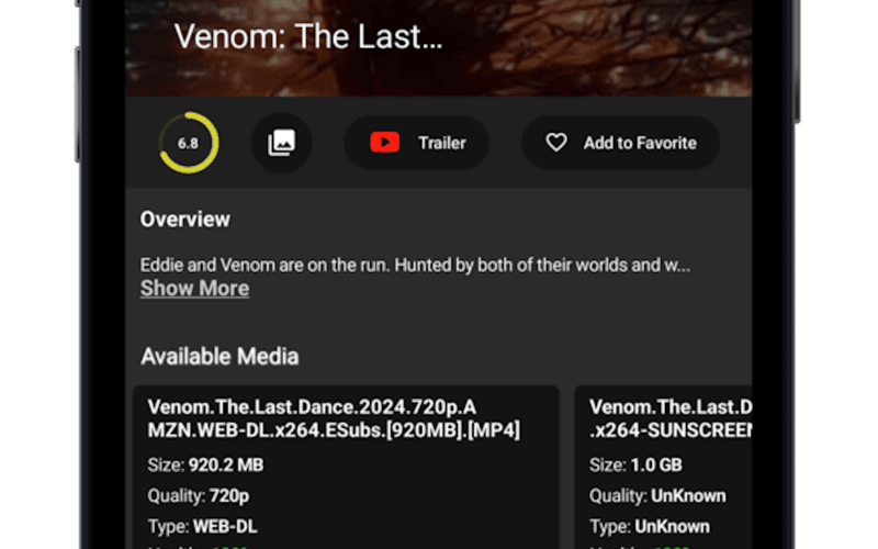 Moviepad screenshot 2