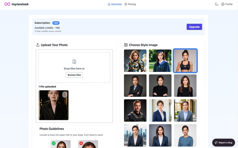 MyNewLook screenshot 2