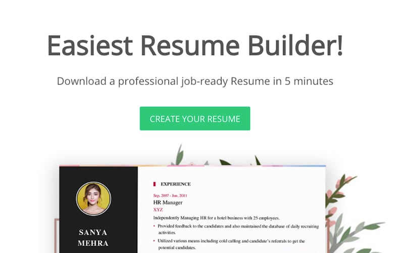 My Resume Format screenshot 1