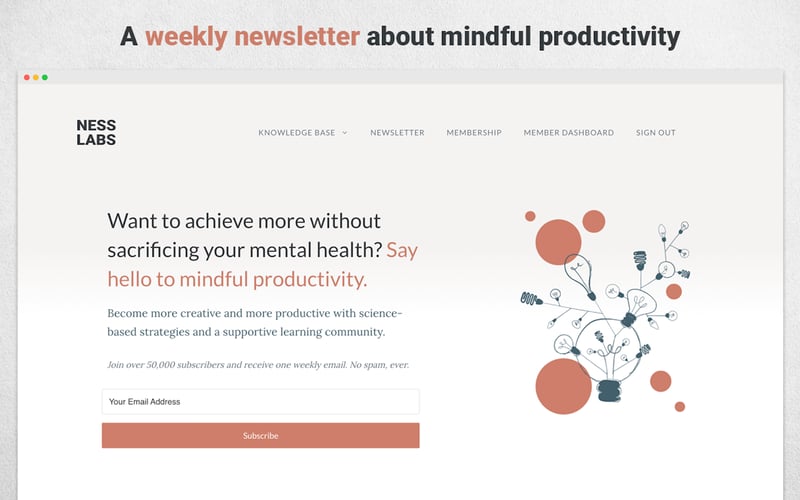 Ness Labs screenshot 2