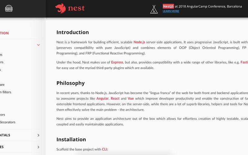 NestJS screenshot 2