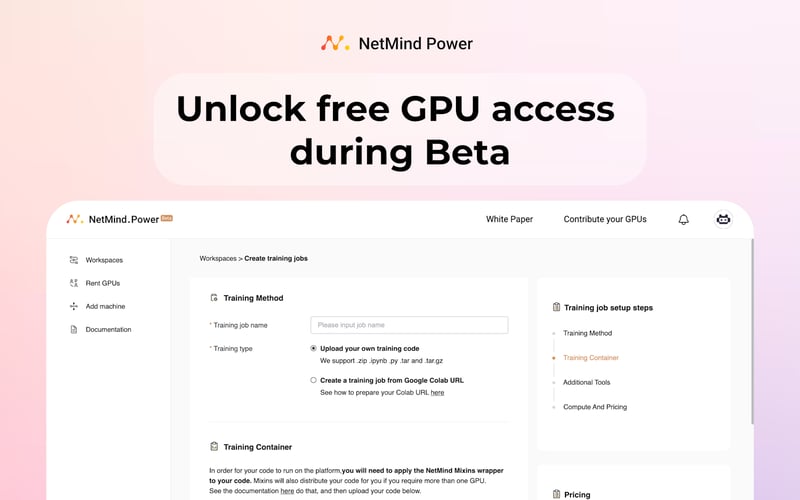 Netmind Power screenshot 2