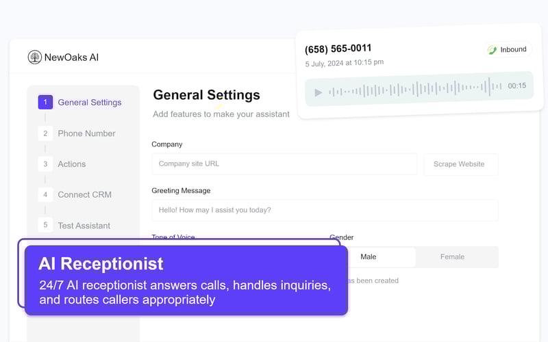NewOaks AI screenshot 2