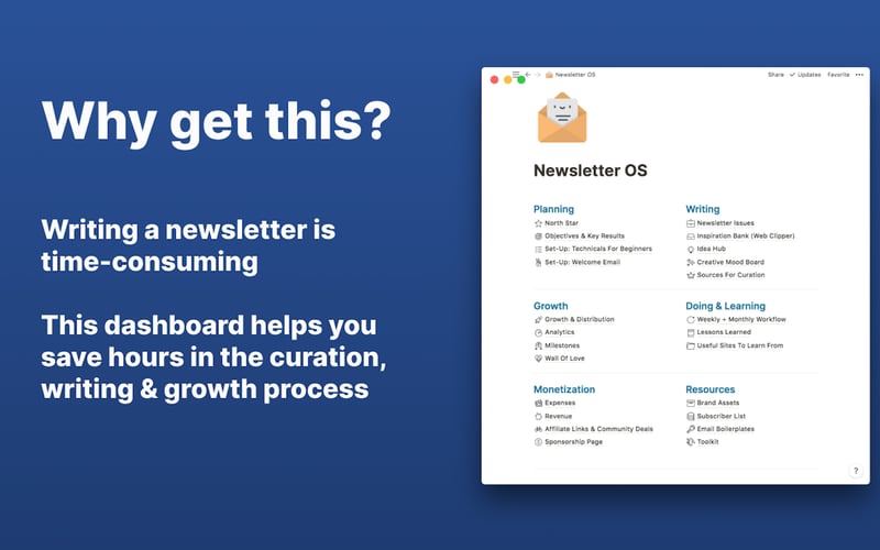 Newsletter Operating System screenshot 2
