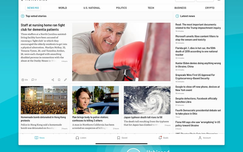 Newsvoice screenshot 2
