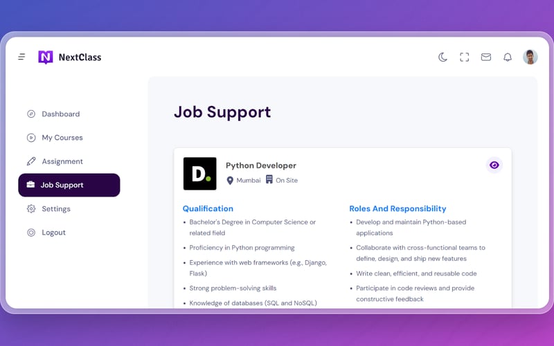NextClass screenshot 3