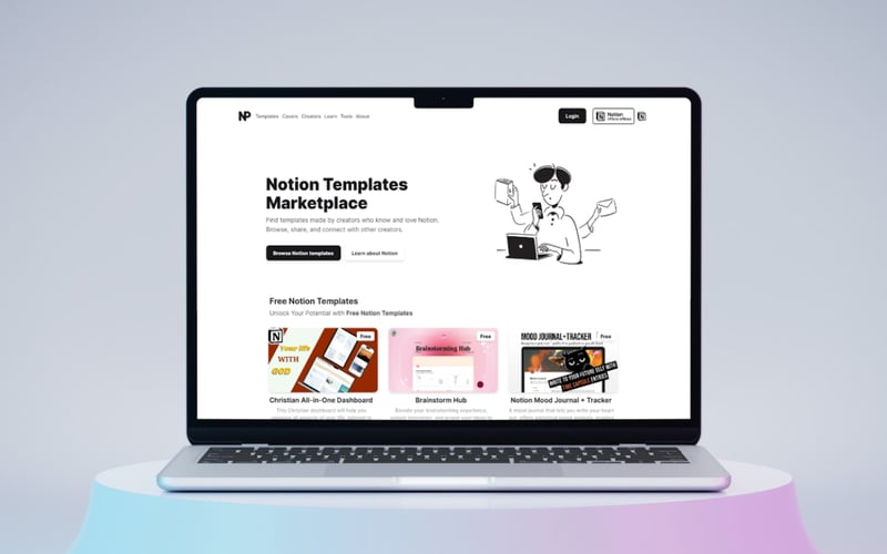 NichePlates: Notion Marketplace screenshot 1