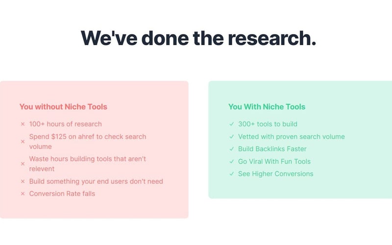 Niche Tools screenshot 3