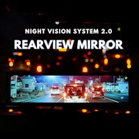 Night Vision -  RearView Mirror Dashcam