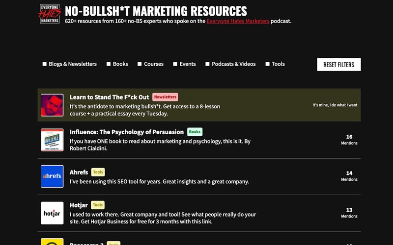 No BS Marketing Resources screenshot 3