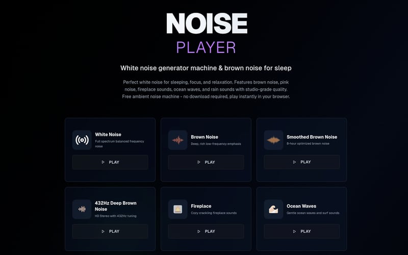 Noise Player screenshot 1