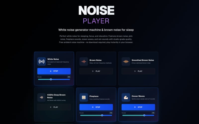 Noise Player screenshot 2