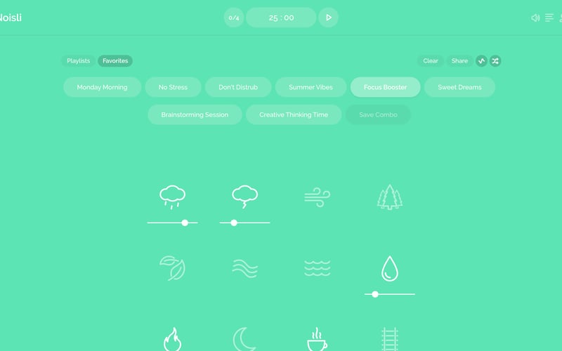 Noisli screenshot 3