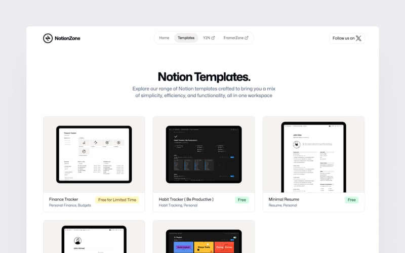 NotionZone screenshot 1