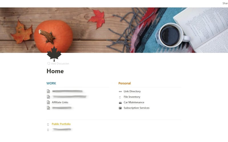 Notion Pages screenshot 1