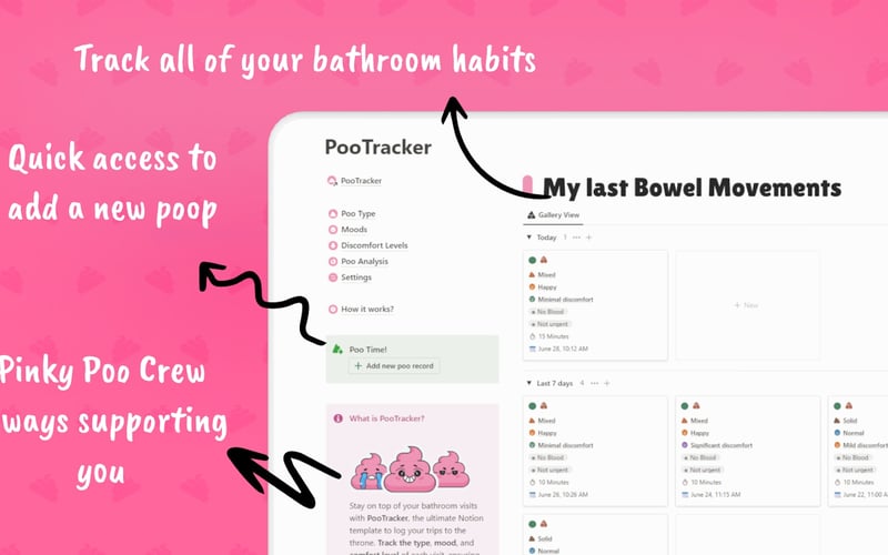 Notion PooTracker screenshot 3