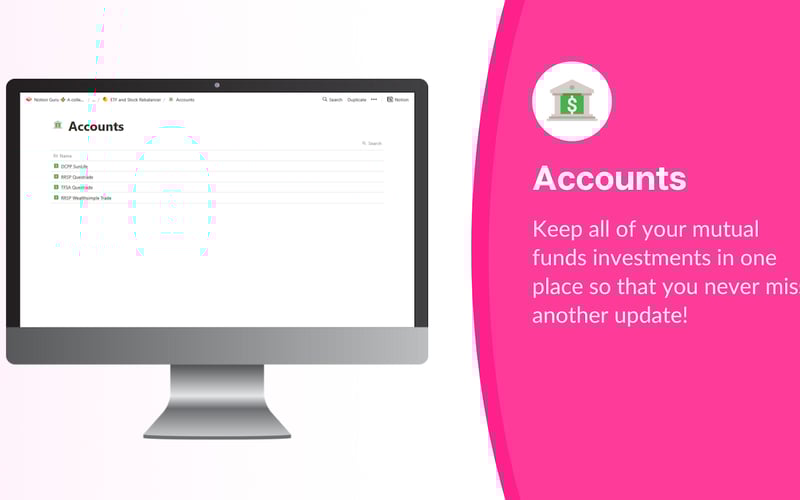 Notion Portfolio Manager screenshot 2