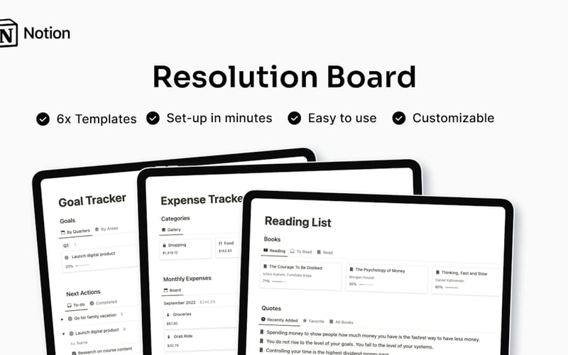 Notion Resolution Board 2.0 screenshot 1