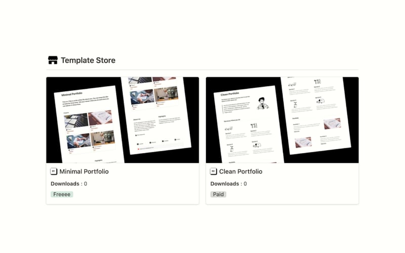 Notion Sites screenshot 2