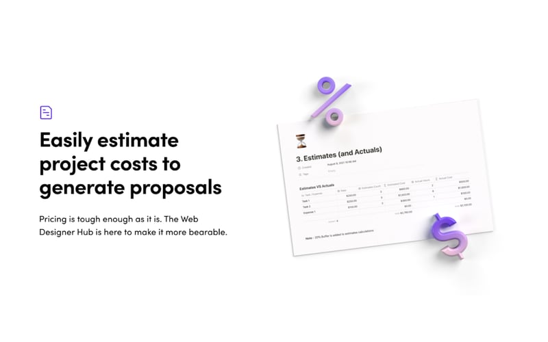 Notion Web Designer Hub screenshot 3