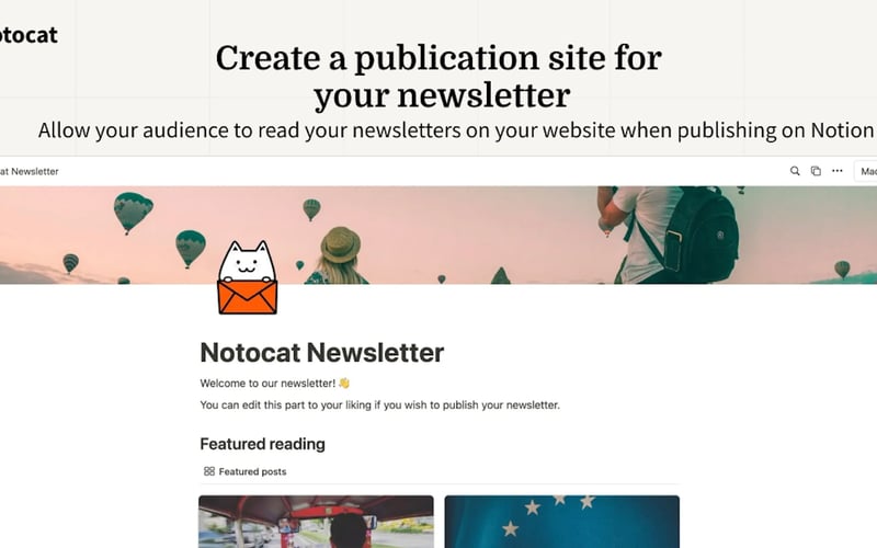 Notocat screenshot 2