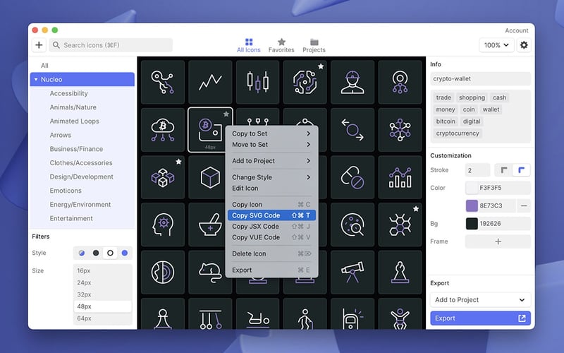 NucleoApp screenshot 1